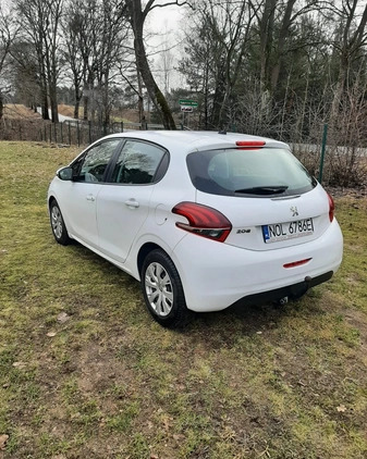 Peugeot 208 cena 19800 przebieg: 122600, rok produkcji 2016 z Barczewo małe 29